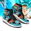 Goku Blue Sneakers Kamehameha Custom Anime Dragon Ball Shoes