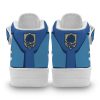 Blue Rose Sneakers Air Mid Black Clover Custom Anime Shoes