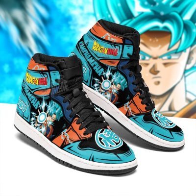 Goku Blue J1-Sneakers Kamehameha MN04