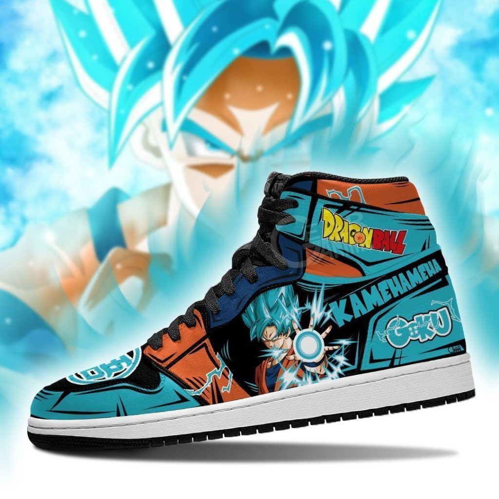 Goku Blue J1-Sneakers Kamehameha MN04