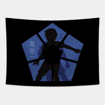 Blue Lock Anime Characters Silhouette In Blue Lock Tapestry Official Haikyuu Merch
