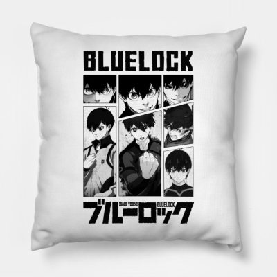 Blue Lock Throw Pillow Official Haikyuu Merch