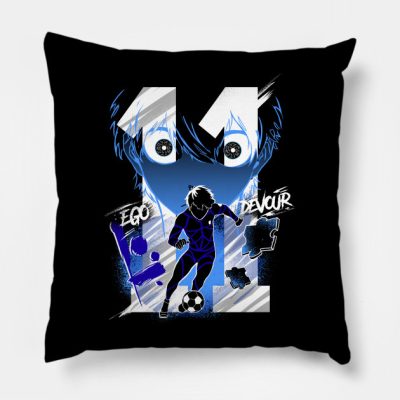 Egoistic Striker Isagi Throw Pillow Official Haikyuu Merch