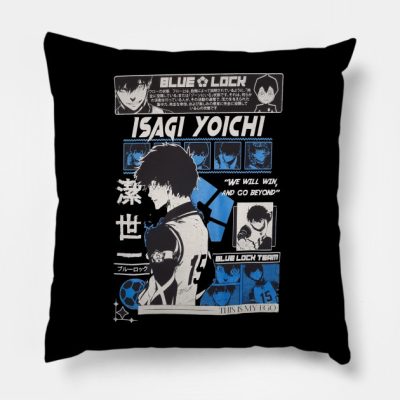 Blue Lock Throw Pillow Official Haikyuu Merch