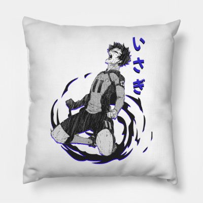 Blue Lock Anime Yoichi Isagi Throw Pillow Official Haikyuu Merch