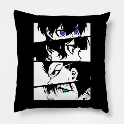 Blue Lock Throw Pillow Official Haikyuu Merch