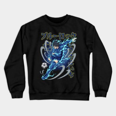 Isagi Blue Lock Crewneck Sweatshirt Official Haikyuu Merch