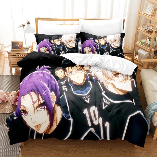 ONE Piece Bed Set 3D Anime Bedding Set for Twin Full Queen King Size Bed -  Soft Microfiber Duvet Cover Sets for Fans Lovers - Walmart.com