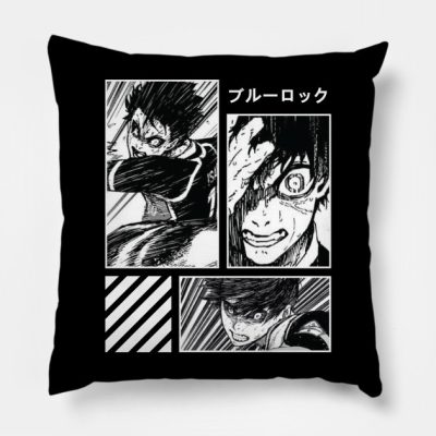 Blue Lock Throw Pillow Official Haikyuu Merch