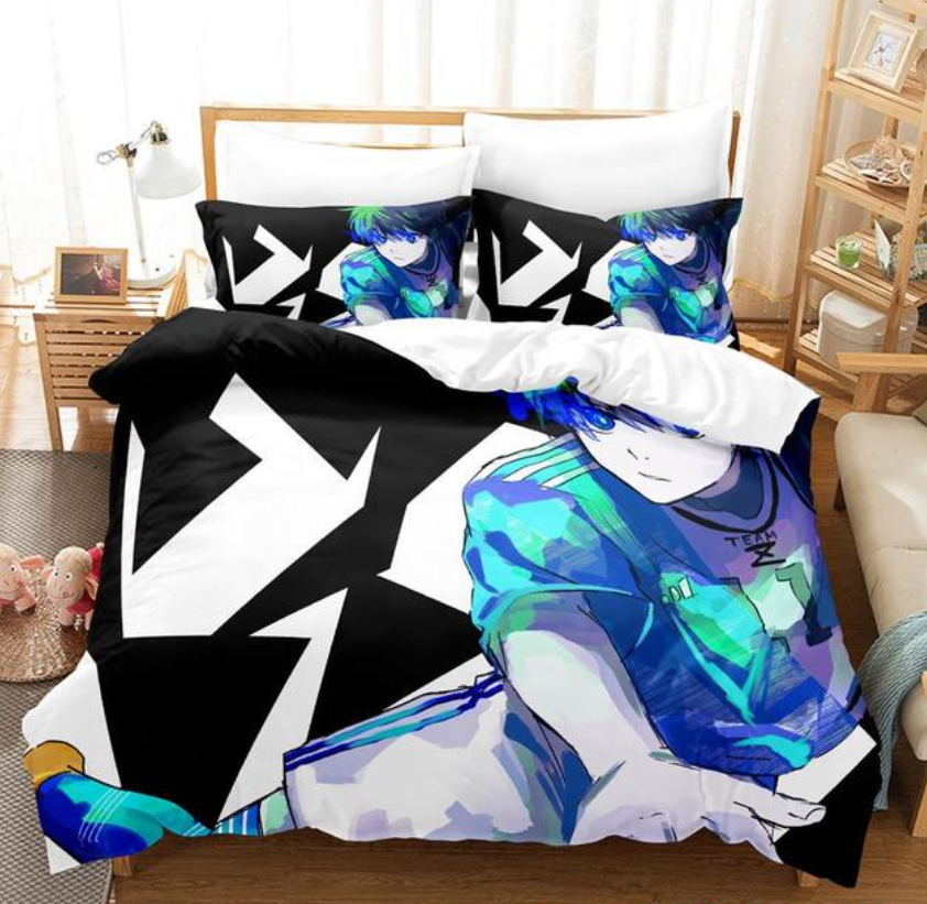 Buy 3D One Piece 7 Anime Bed Pillowcases Quilt Cover Set Bedding Set 3D  Duvet cover Pillowcases Online | Kogan.com. Care Instruction: Line dry  Polyester Size: King Single: 1x Quilt Cover 160cm