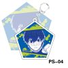 Anime Blue Prison Cartoon Character Acrylic Keychain BLUE LOCK Keychain Accessories Key Chain Backpack Pendant 4 - Official Blue Lock Store