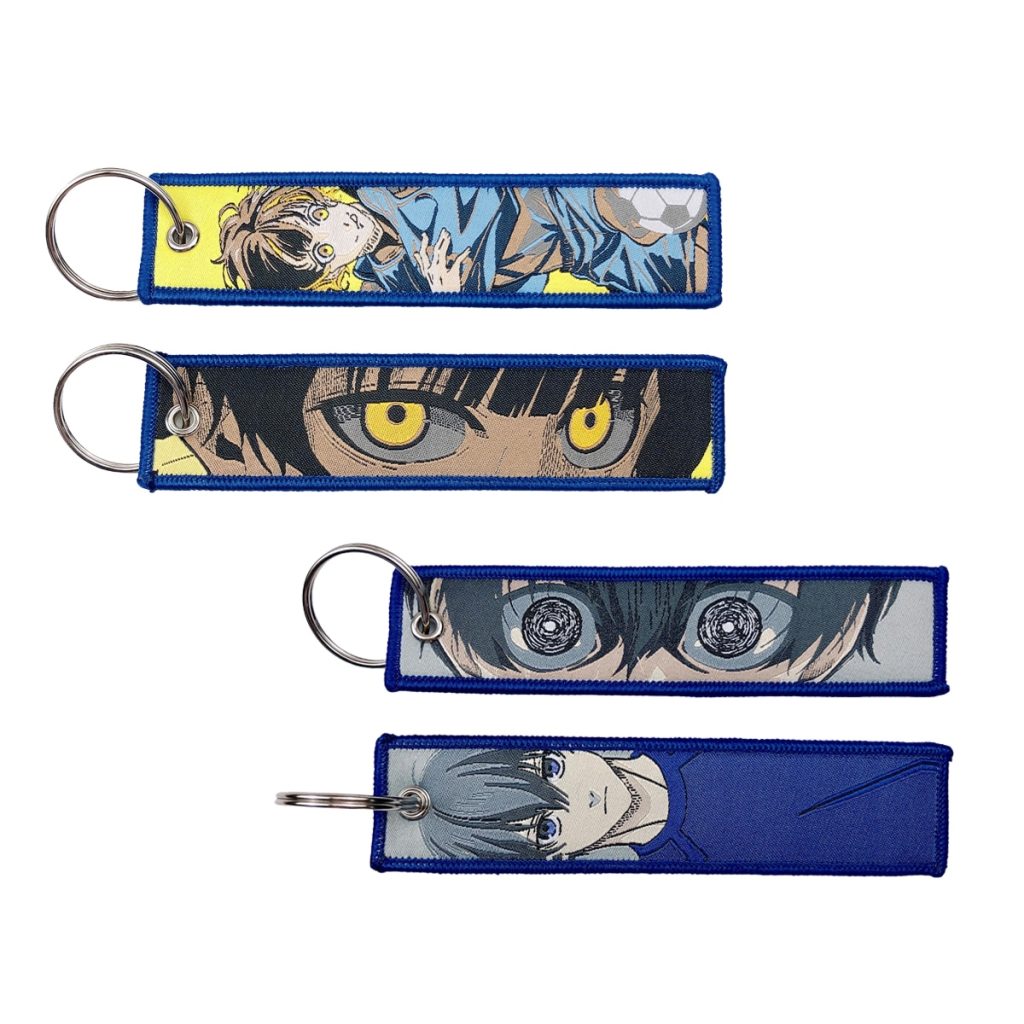 Anime Cartoon Blue Lock Keychain Fan Gifts Embroidery Key Tag Cute Car Pendant Keyring Ornament Bag - Official Blue Lock Store