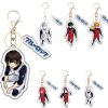 KeyChain Women BLUE LOCK Key Chain for Men Isagi Yoichi Key Ring Acrylic Keyring Chigiri Hyoma - Official Blue Lock Store