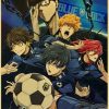 Retro Anime Blue Lock Poster Soccer Manga Kraft Paper Prints Sports Vintage Home Room Bar Cafe 14.jpg 640x640 14 - Official Blue Lock Store