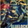 Retro Anime Blue Lock Poster Soccer Manga Kraft Paper Prints Sports Vintage Home Room Bar Cafe 9.jpg 640x640 9 - Official Blue Lock Store