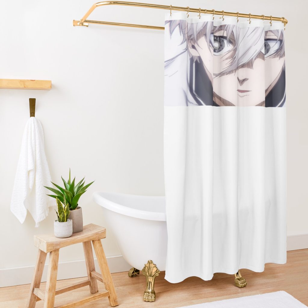 Nagi Seishiro Blue Lock In Japanese Shower curtain Official Haikyuu Merch