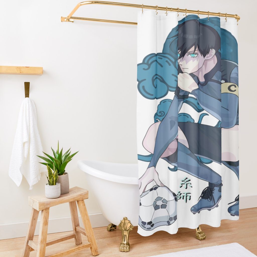 Rin Itoshi Captain Shower curtain Official Haikyuu Merch