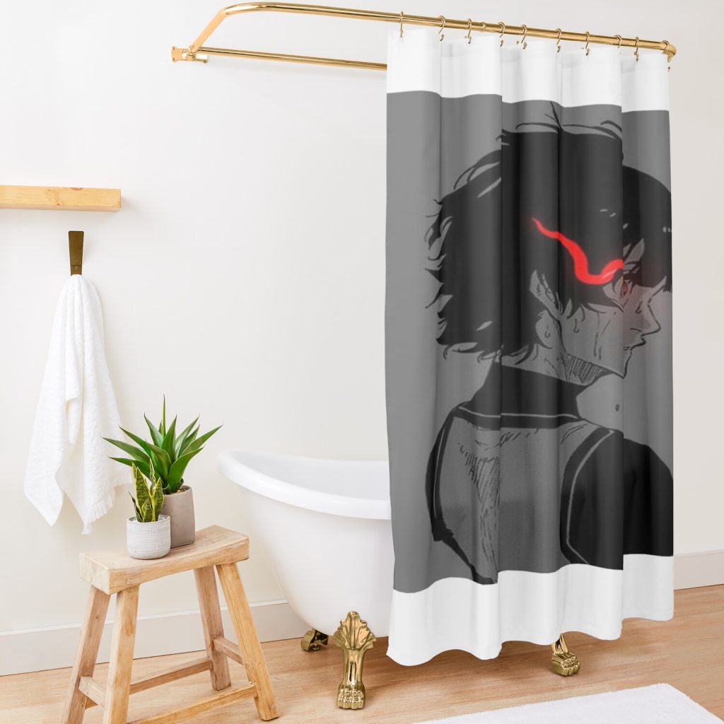 Blue Lock Meguru Bachira Shower curtain Official Haikyuu Merch