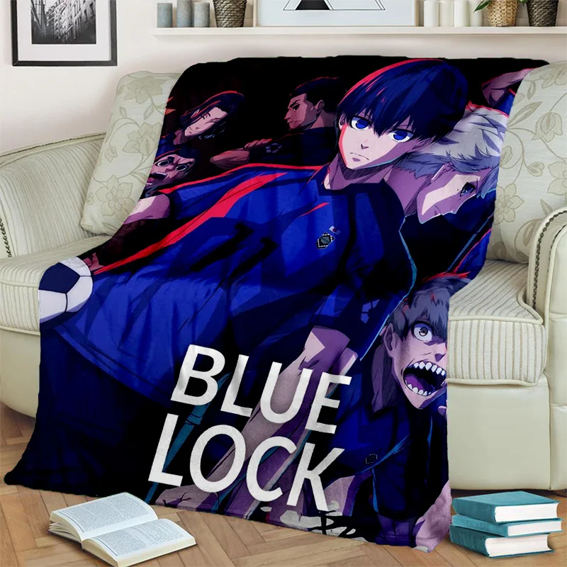 3D Football Anime Blue Lock Cartoon Blanket Soft Throw Blanket for Home Bedroom Bed Sofa Picnic 8 - Official Blue Lock Store