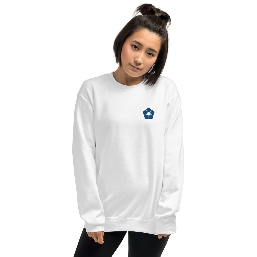 unisex crew neck sweatshirt white front 64535e85a3cd7 - Official Blue Lock Store